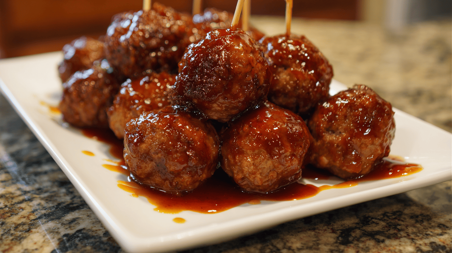 Tangy Twist BBQ Meatballs With Vinegar Or Mustard
