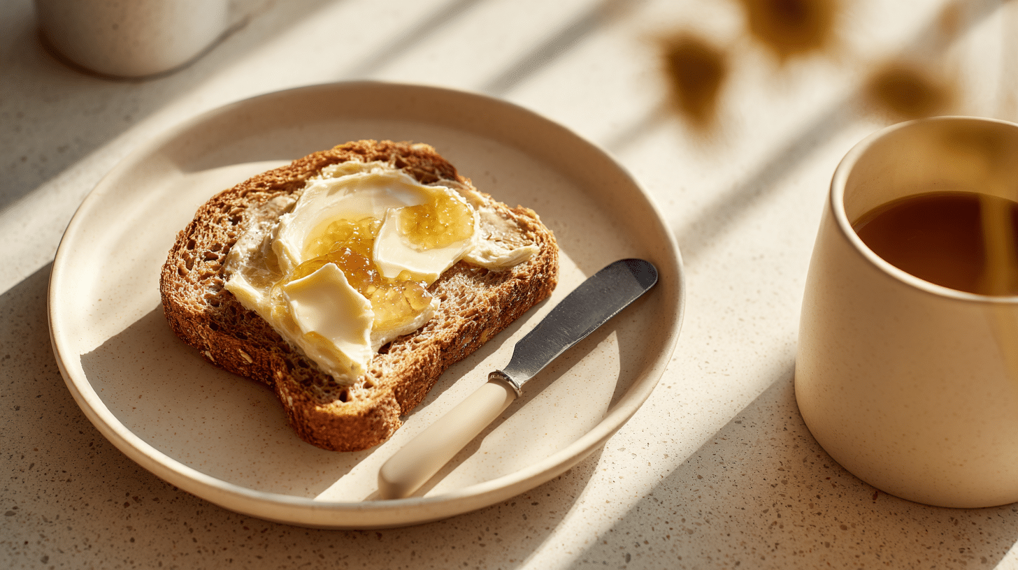 Toasted with Butter or Jam
