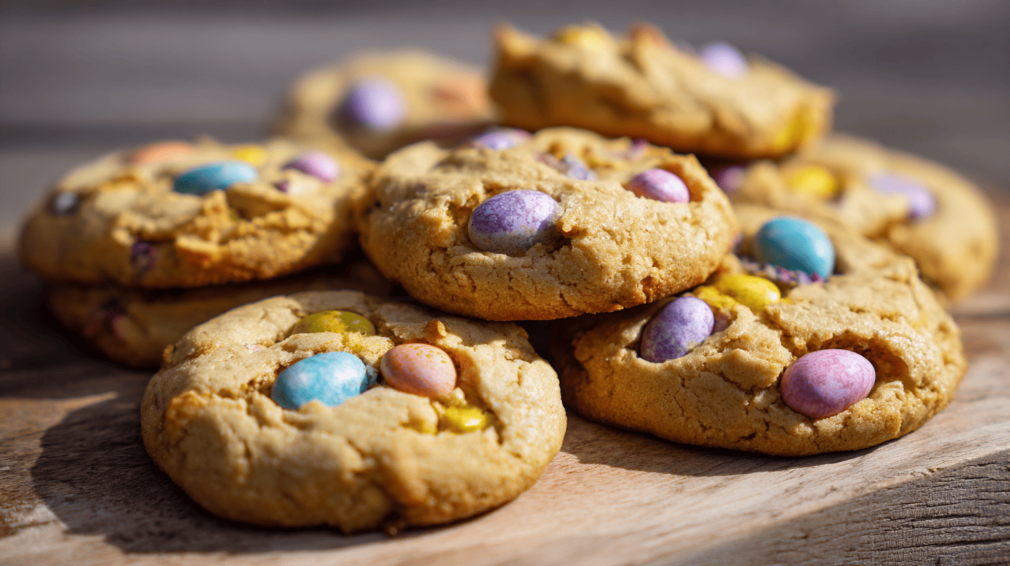Vegan Cadbury Egg Cookies