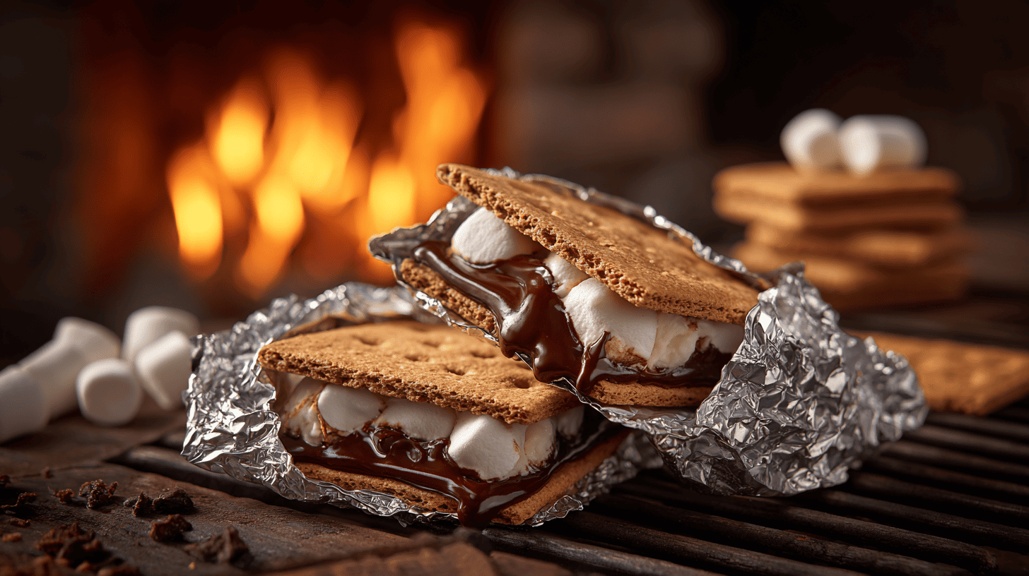 Vegan Campfire Smores On The Grill
