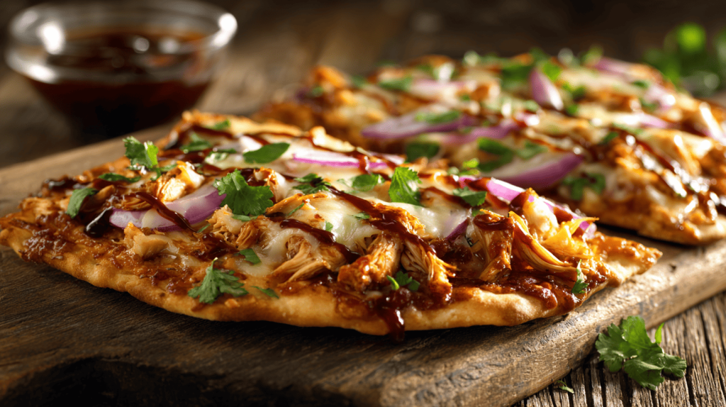 bbq chicken flatbread