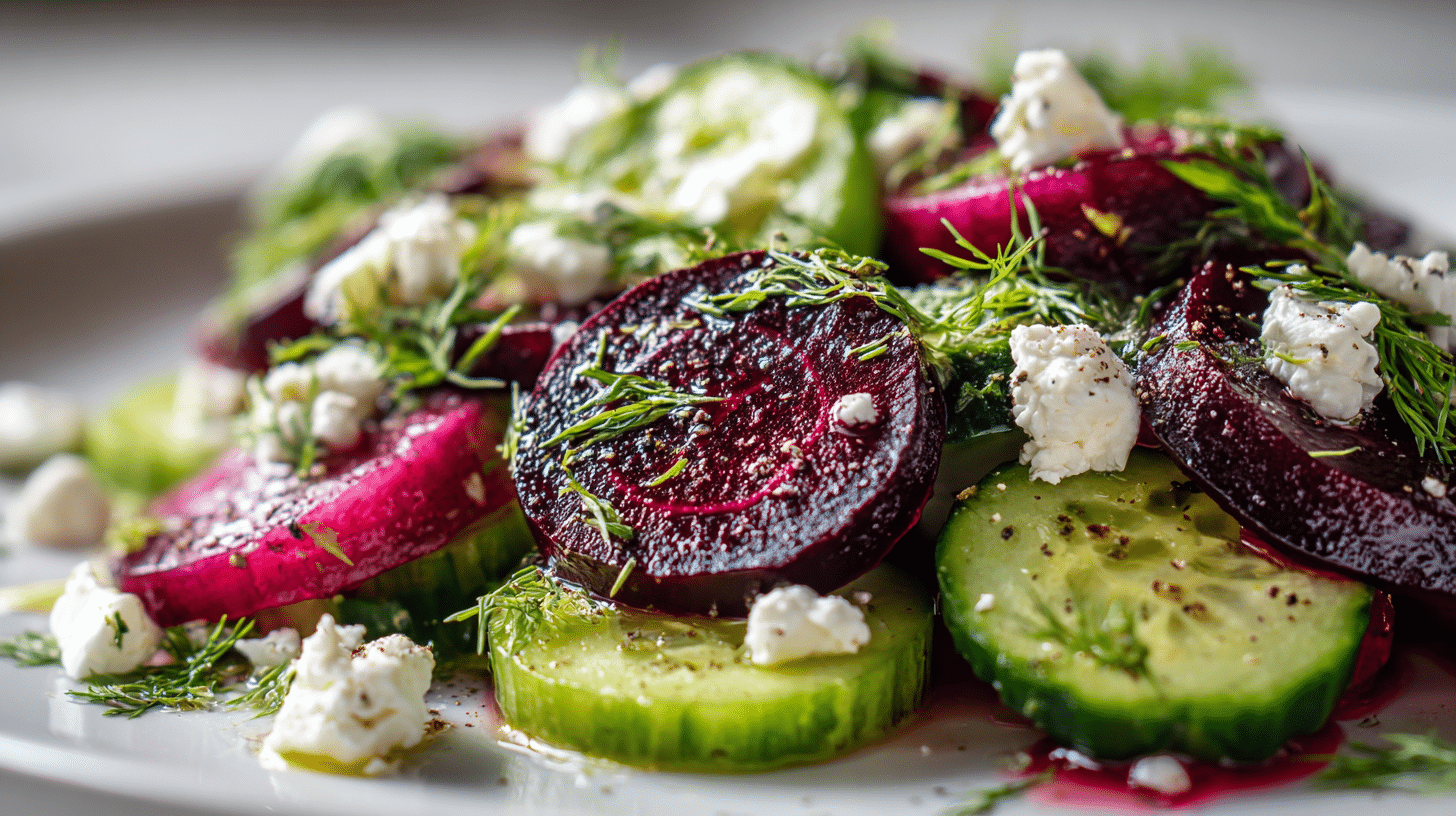 beet cucumber salad