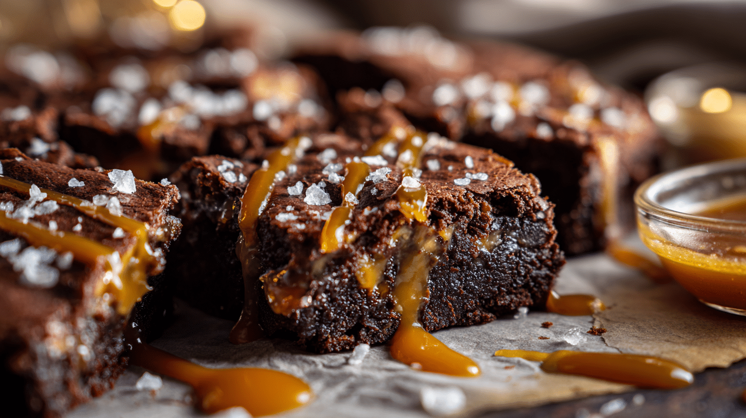 caramel brownie