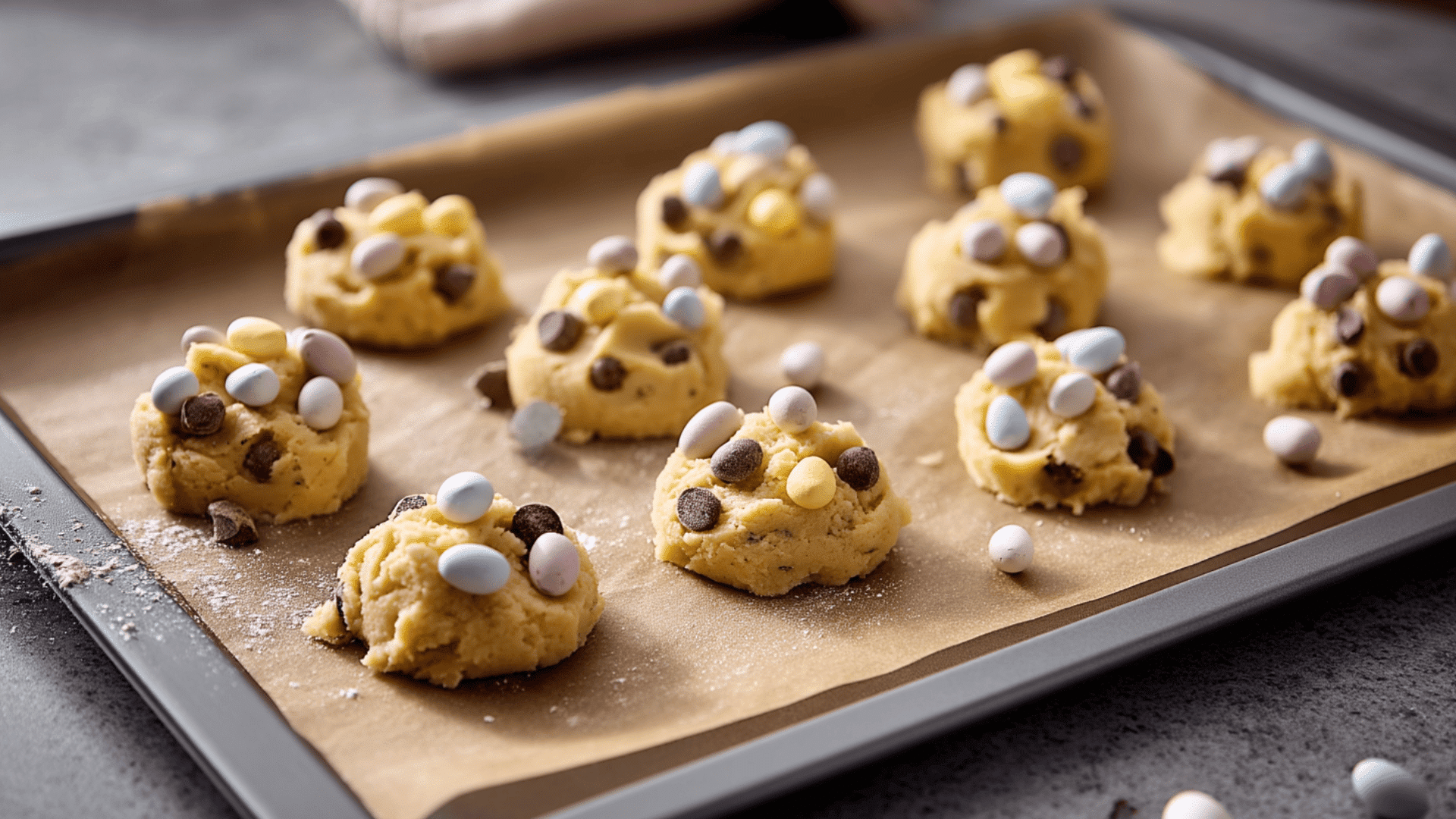 chill and prep for baking