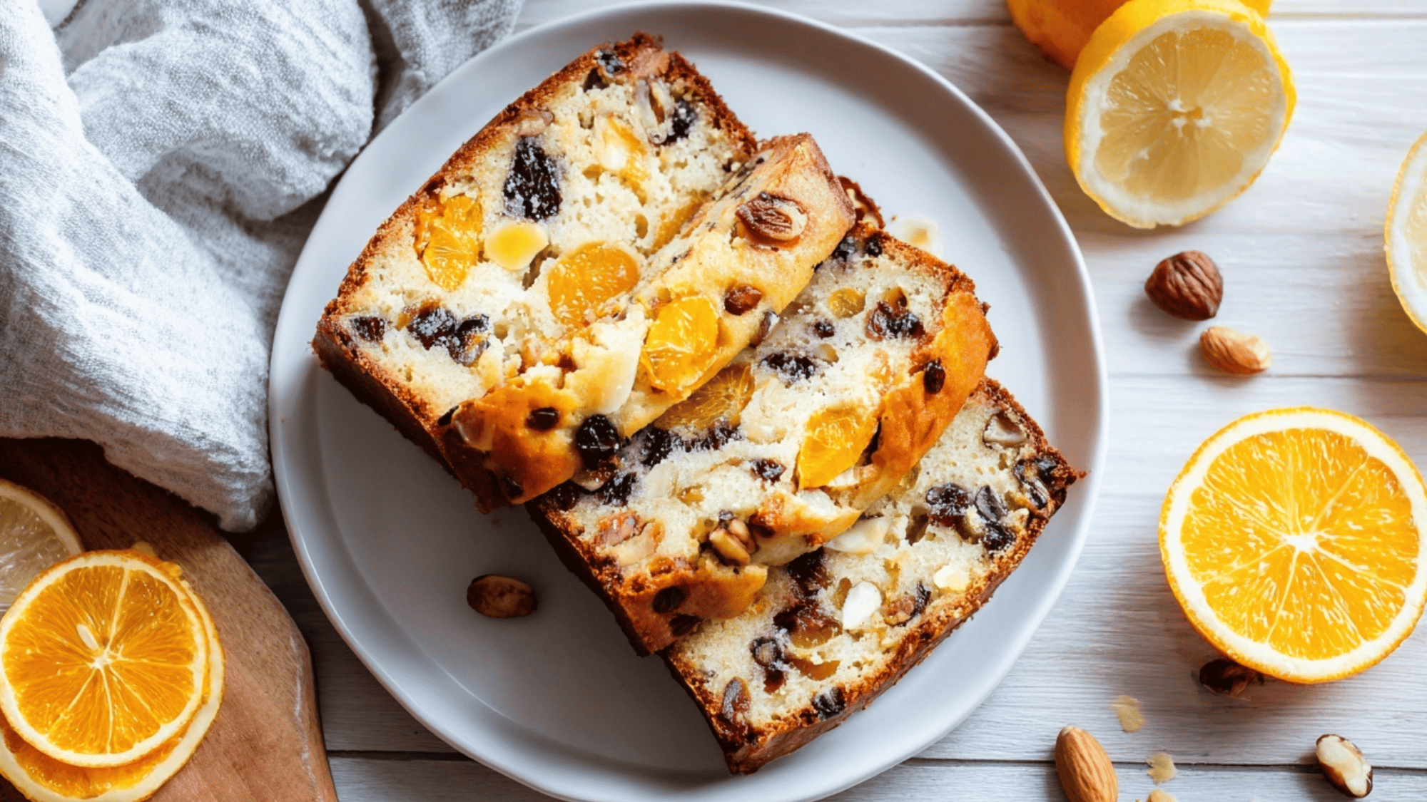 citrus based fruitcake