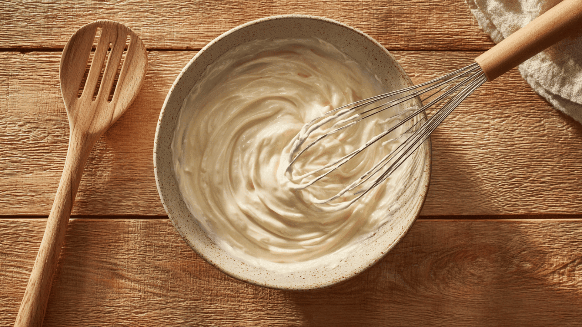 combine the creamy base