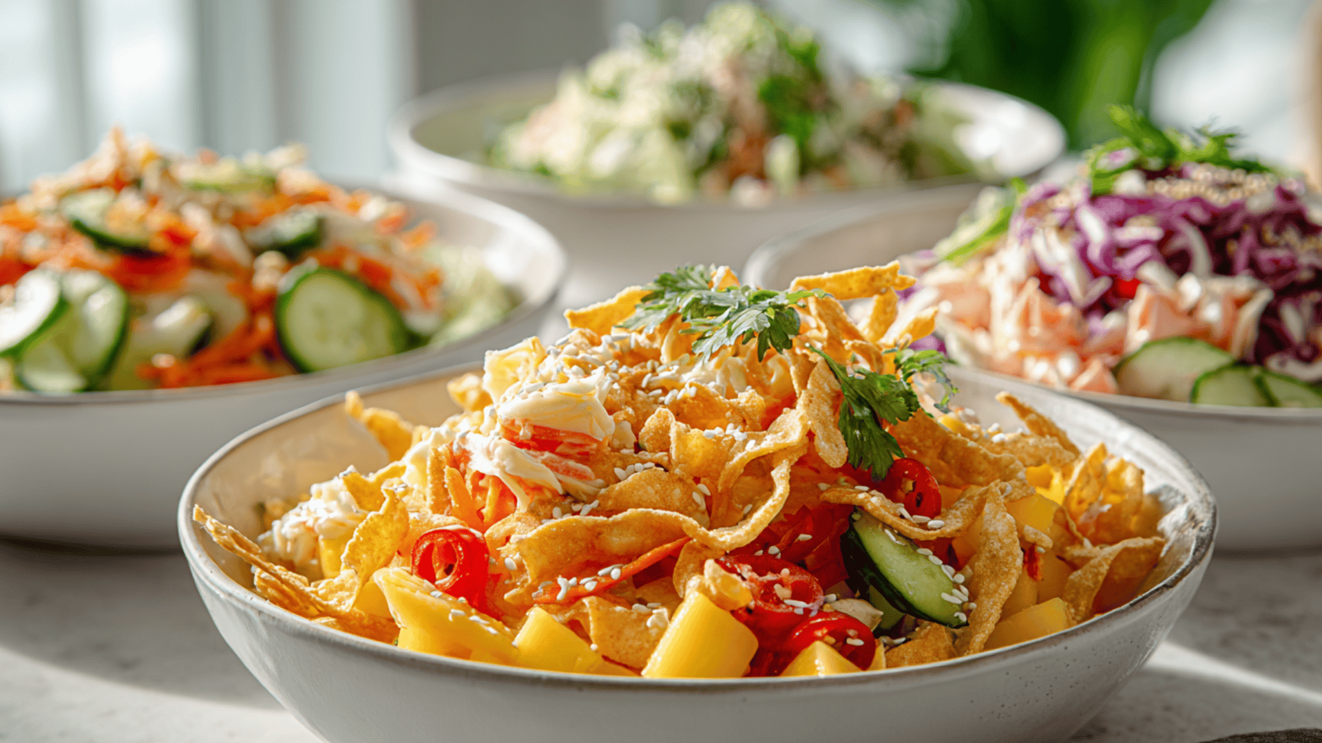 crab salad variations