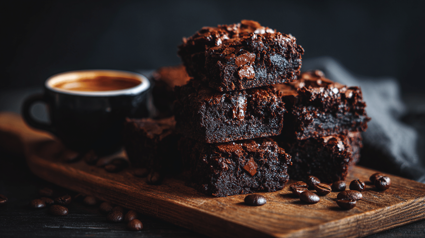 dark chocolate brownie