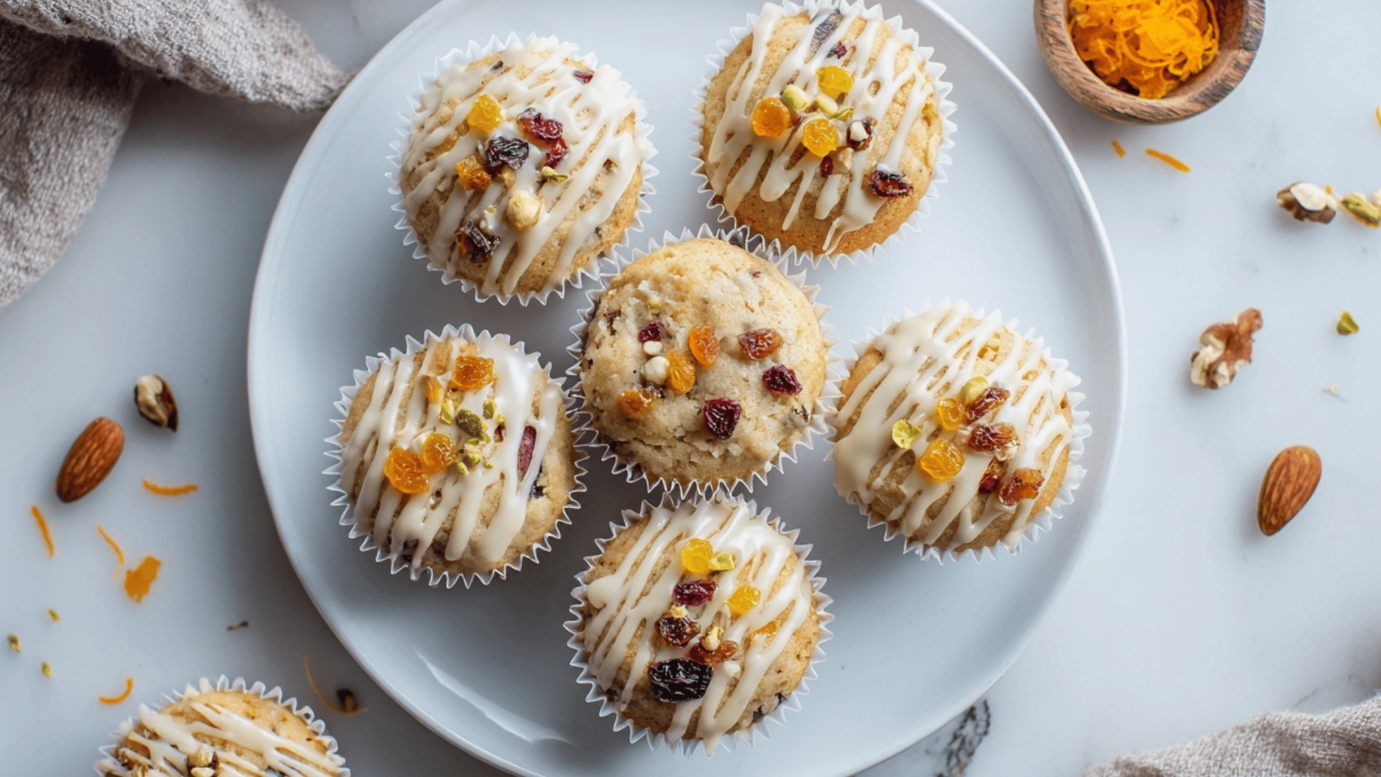 fruitcake cupcakes