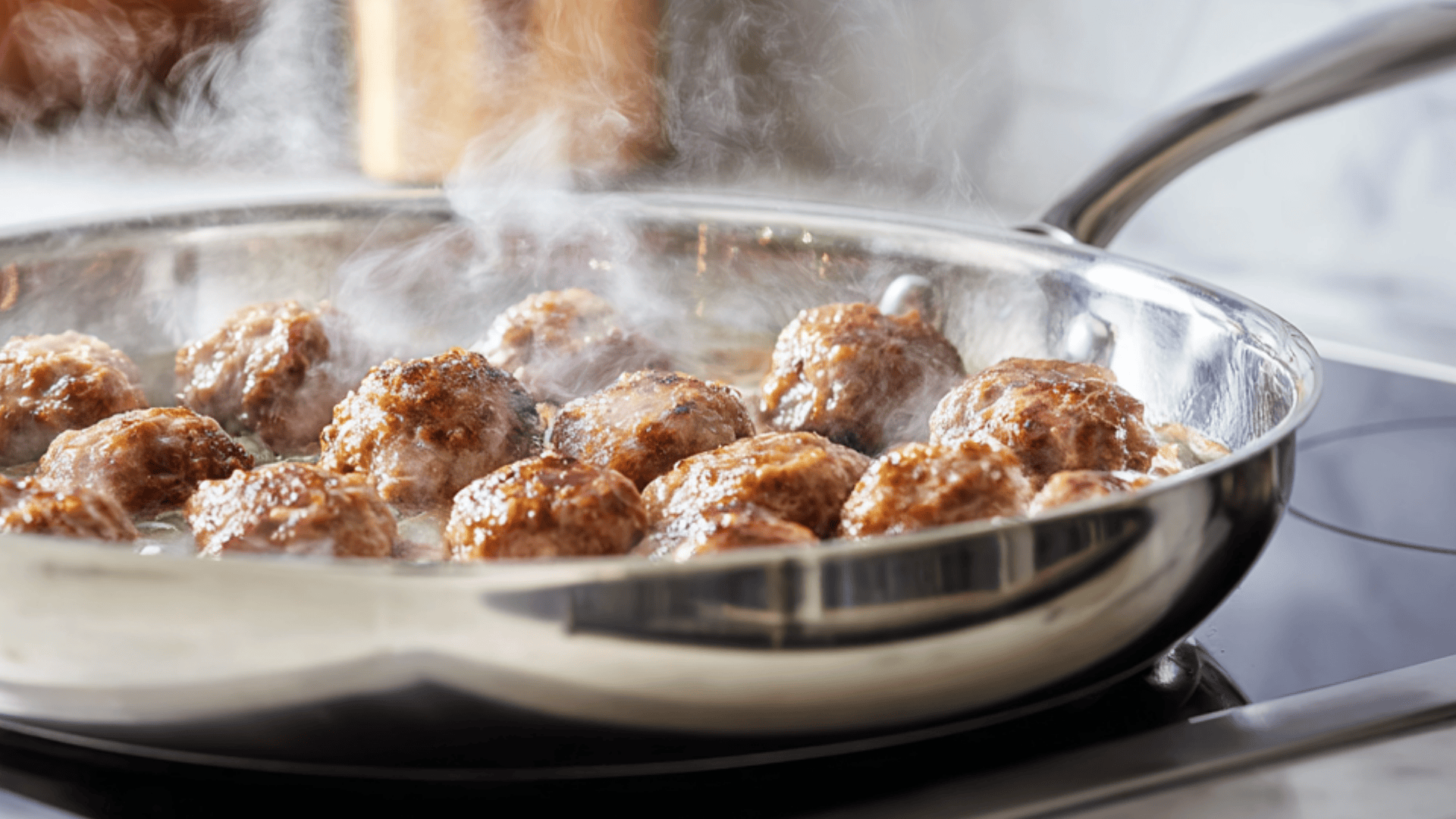 fry meatballs