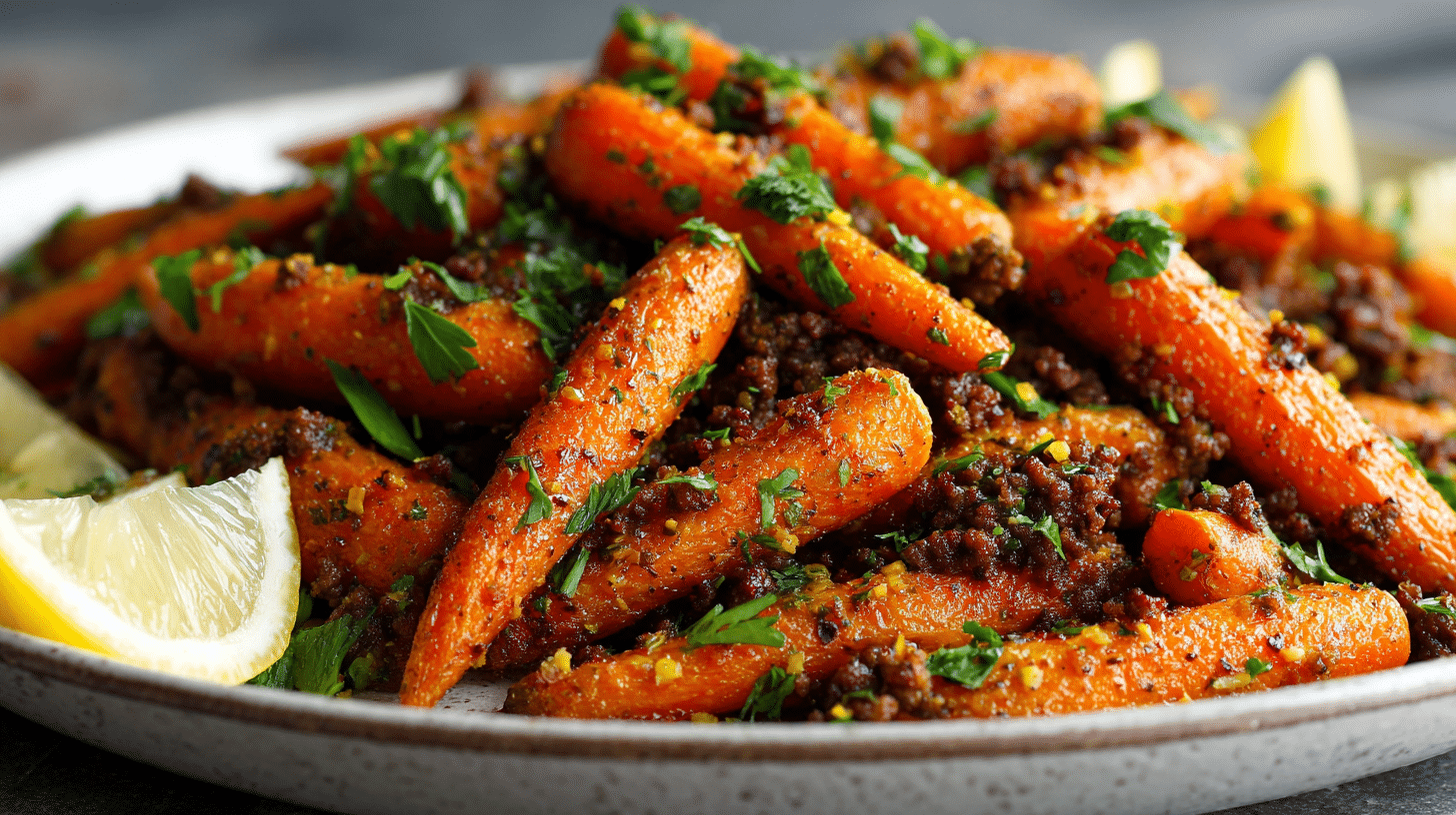 moroccan roasted carrot brocolli