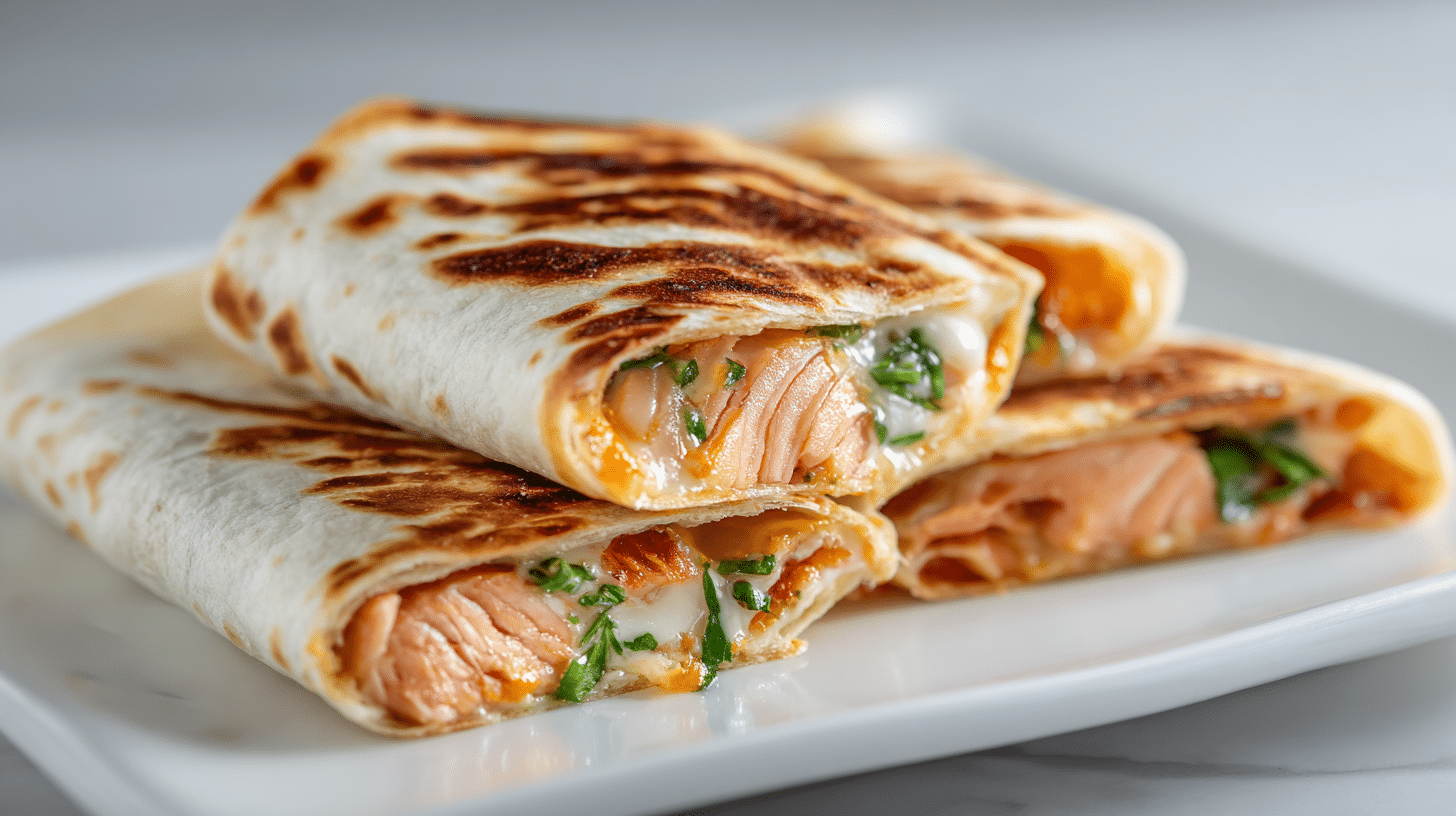 salmon quesdillas
