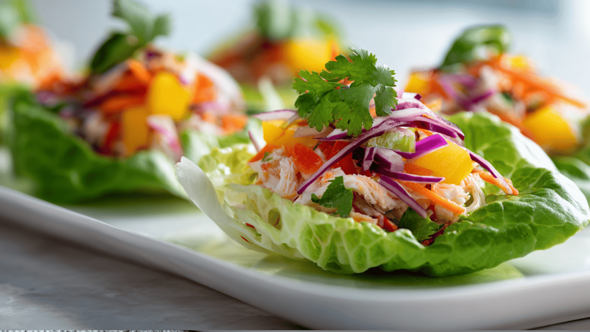 surumi lettuce cups