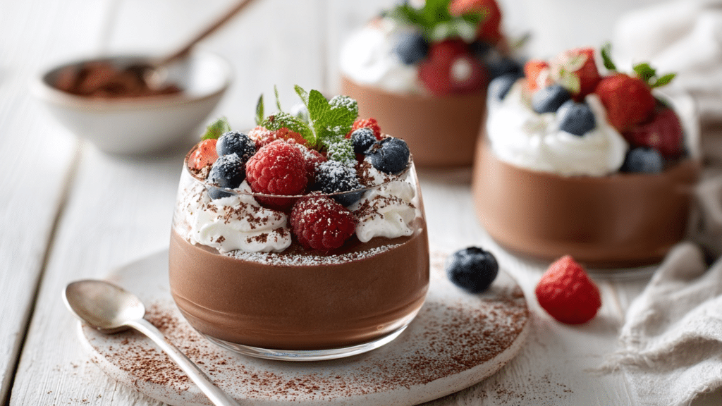 vegan chocolate mousse