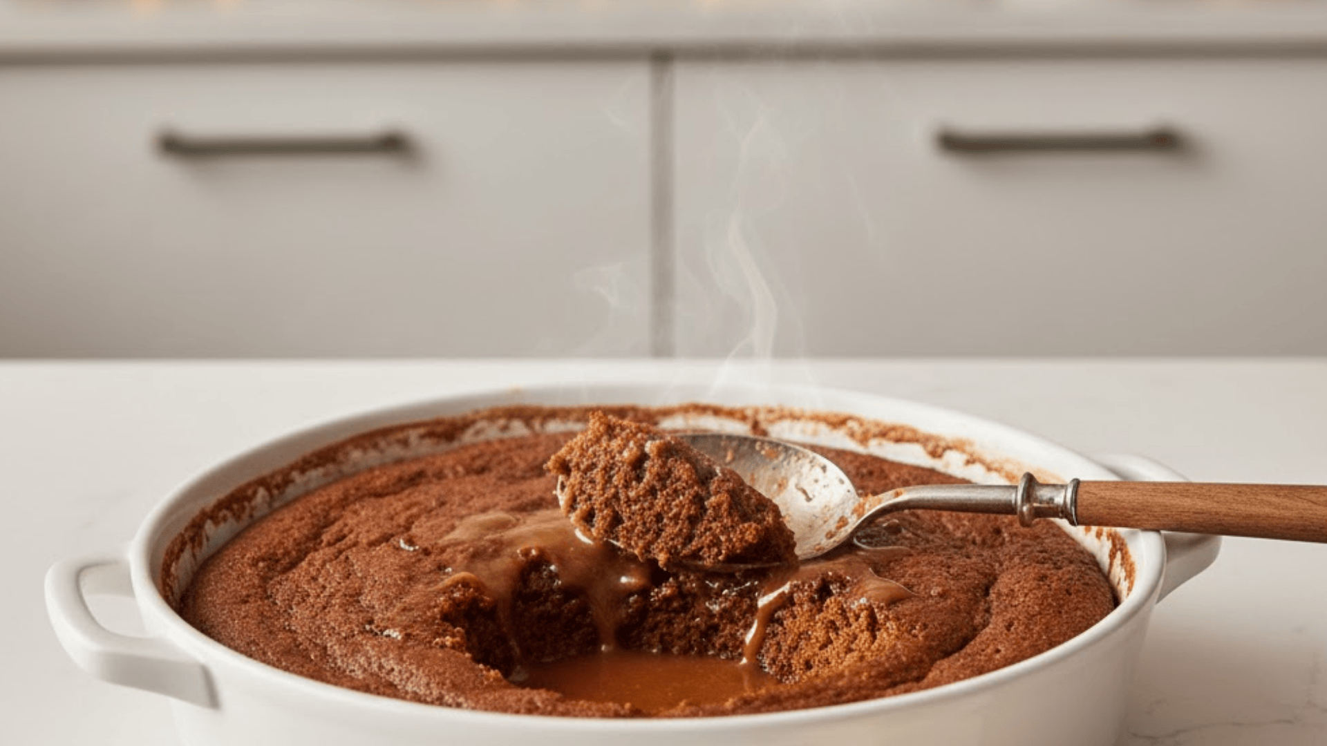 Comforting Gingerbread Pudding Cake