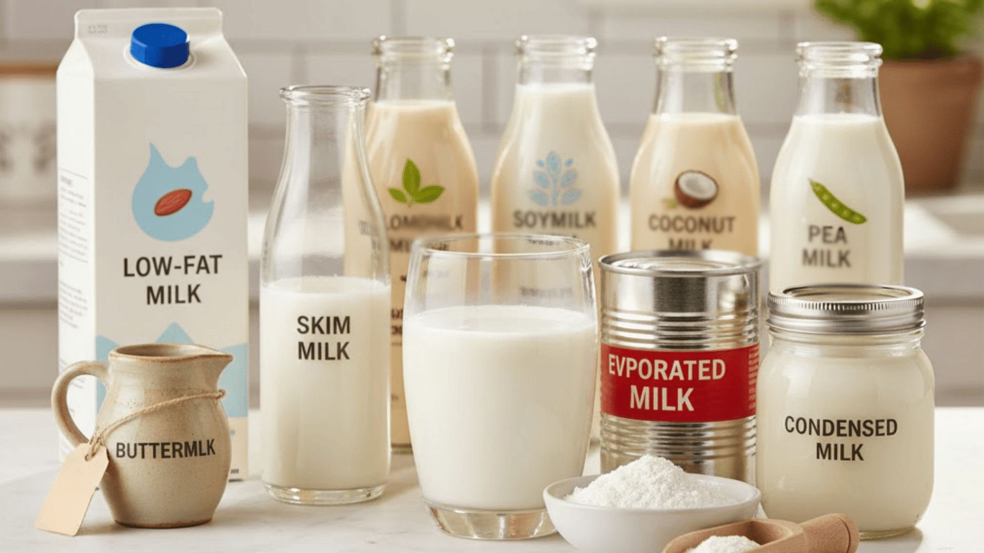 Different Types of Milk You Can Choose