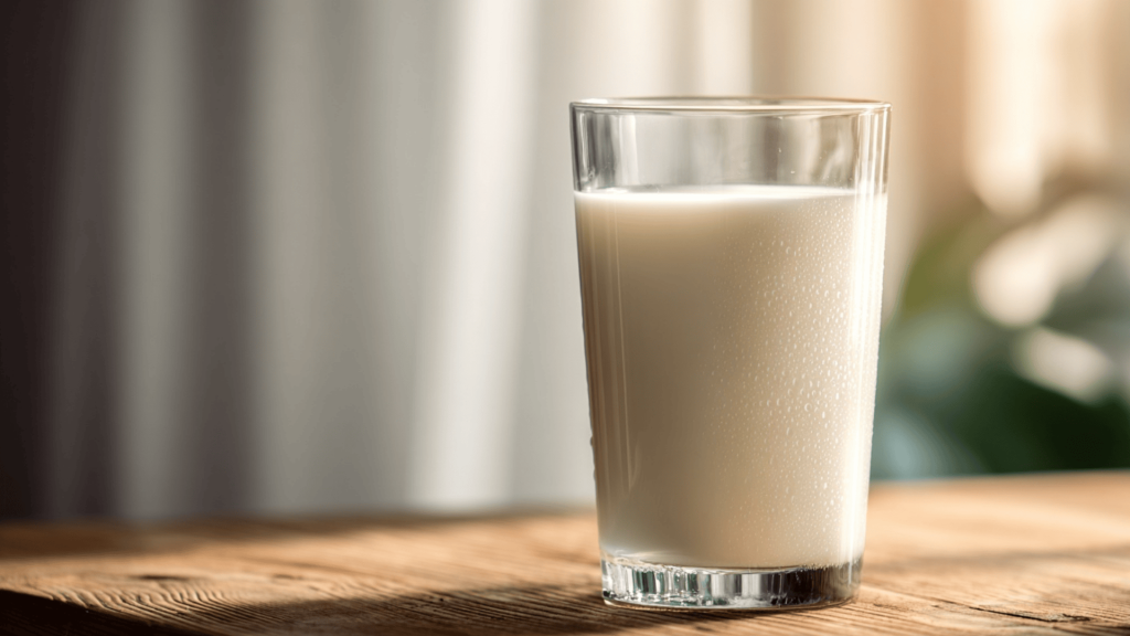 Milk Nutrition Label