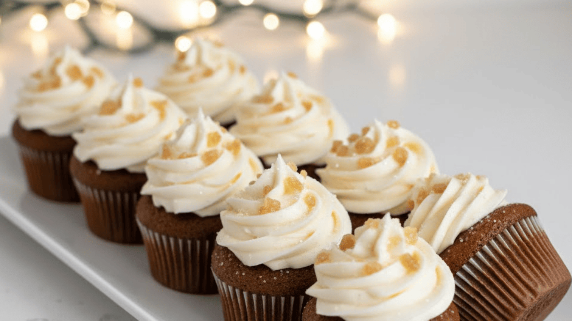 Party Perfect Gingerbread Cupcakes