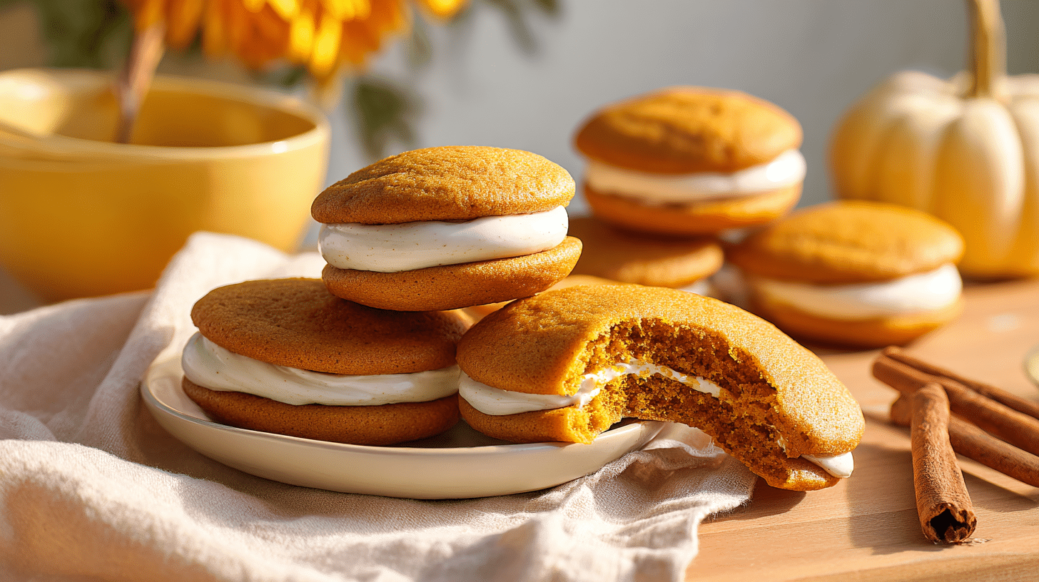 Pumpkin Spice Whoopie Pies