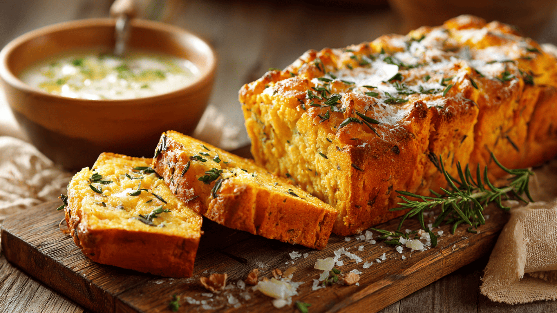 Savory Pumpkin Cream Cheese Bread