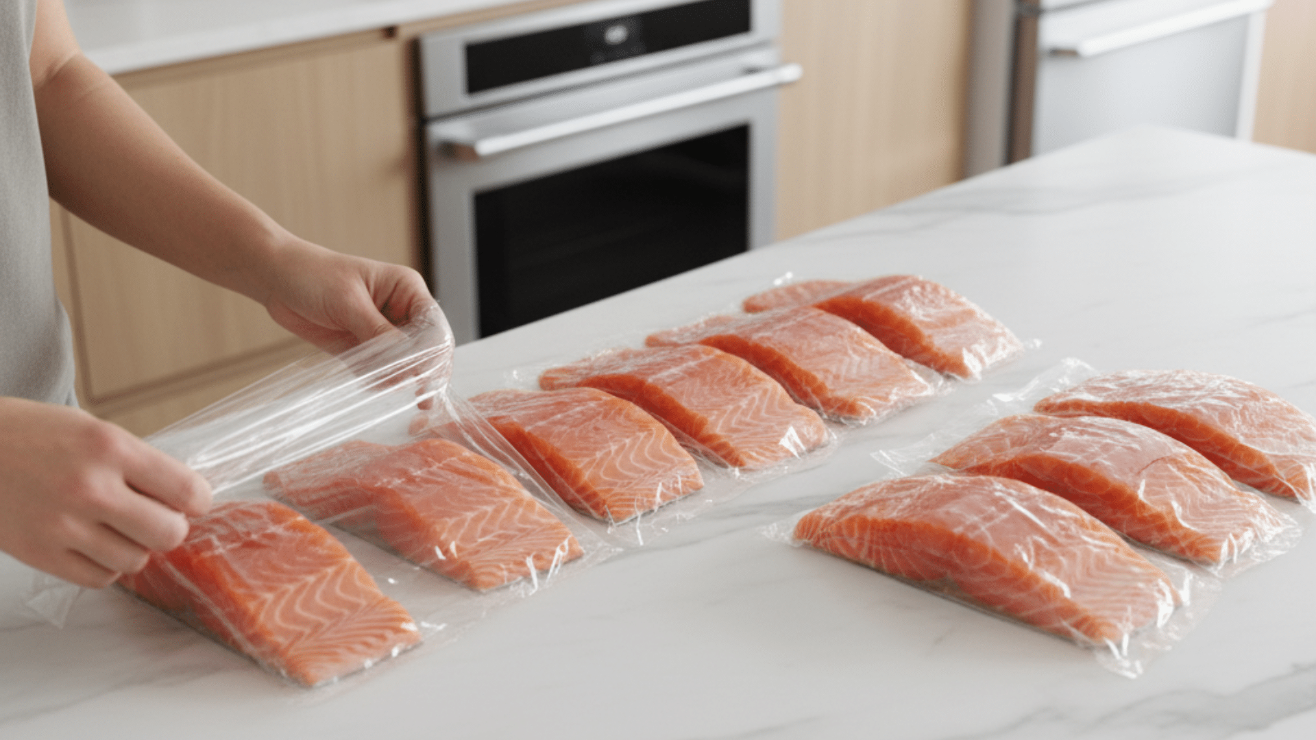 Wrap the Salmon Tightly