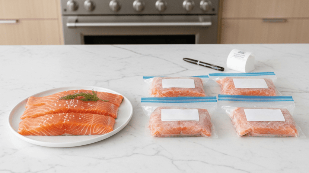 can you freeze salmon