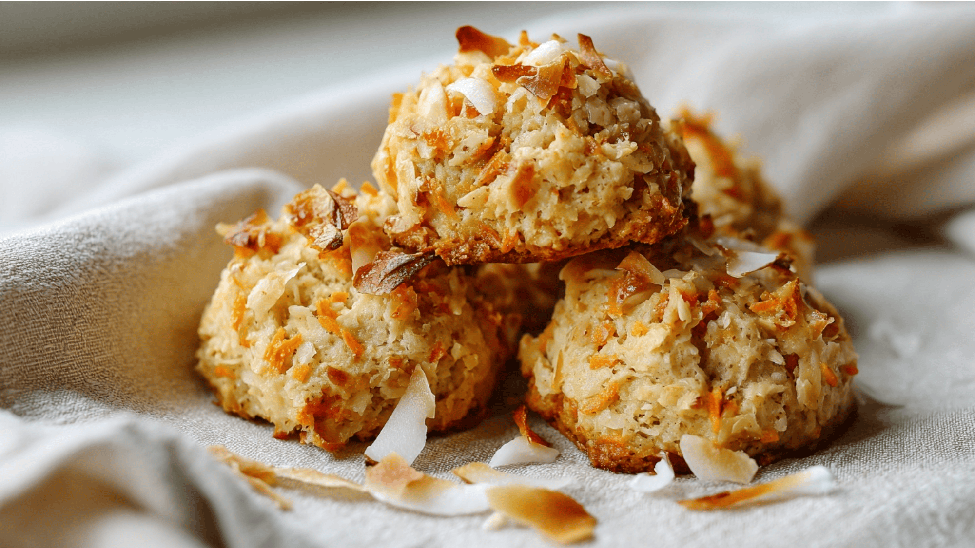coconut carrot cookies