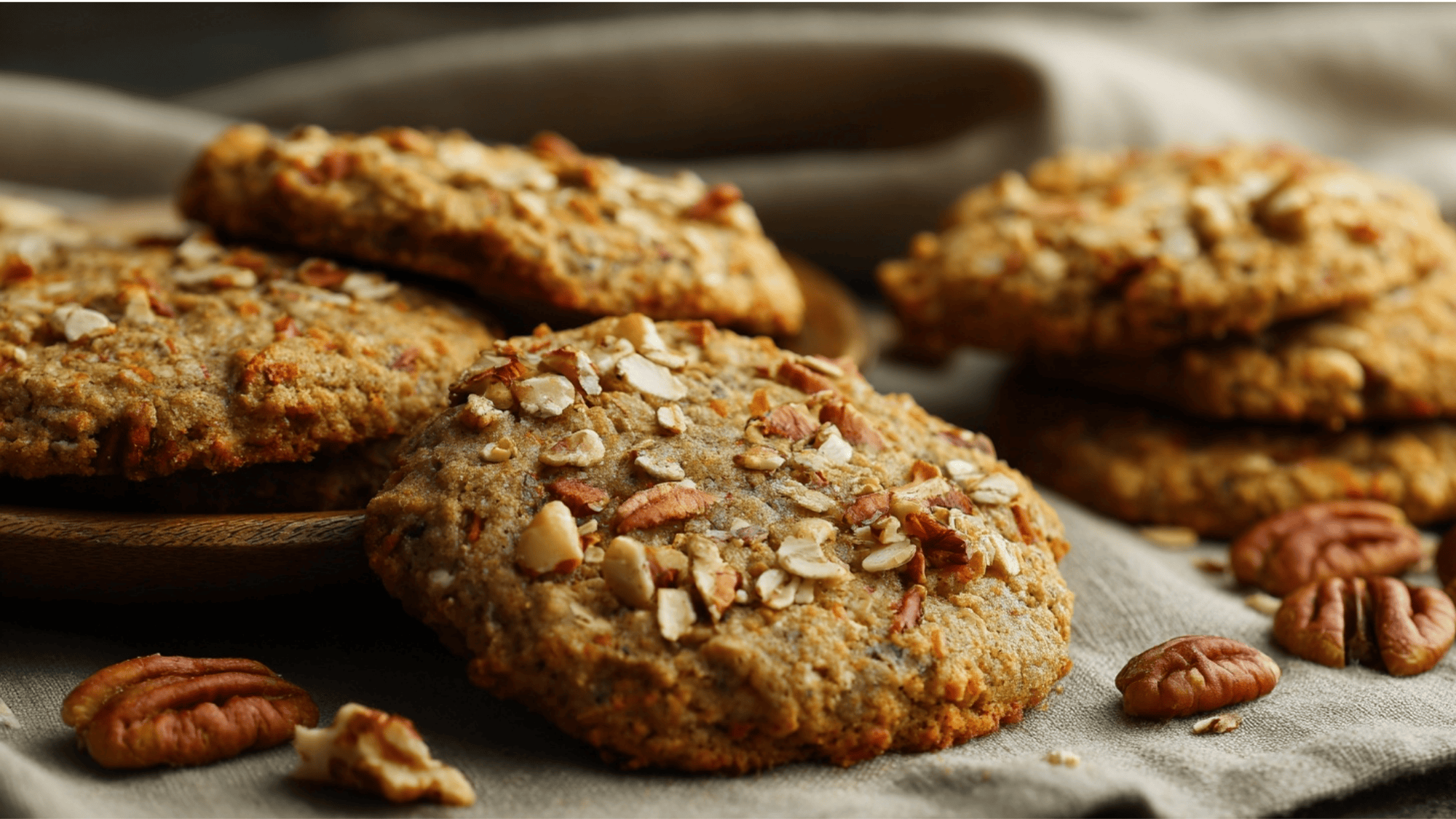 nutty carrot cake cookies