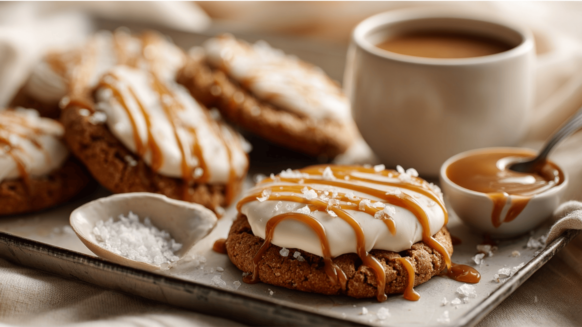 salty caramalized cookies