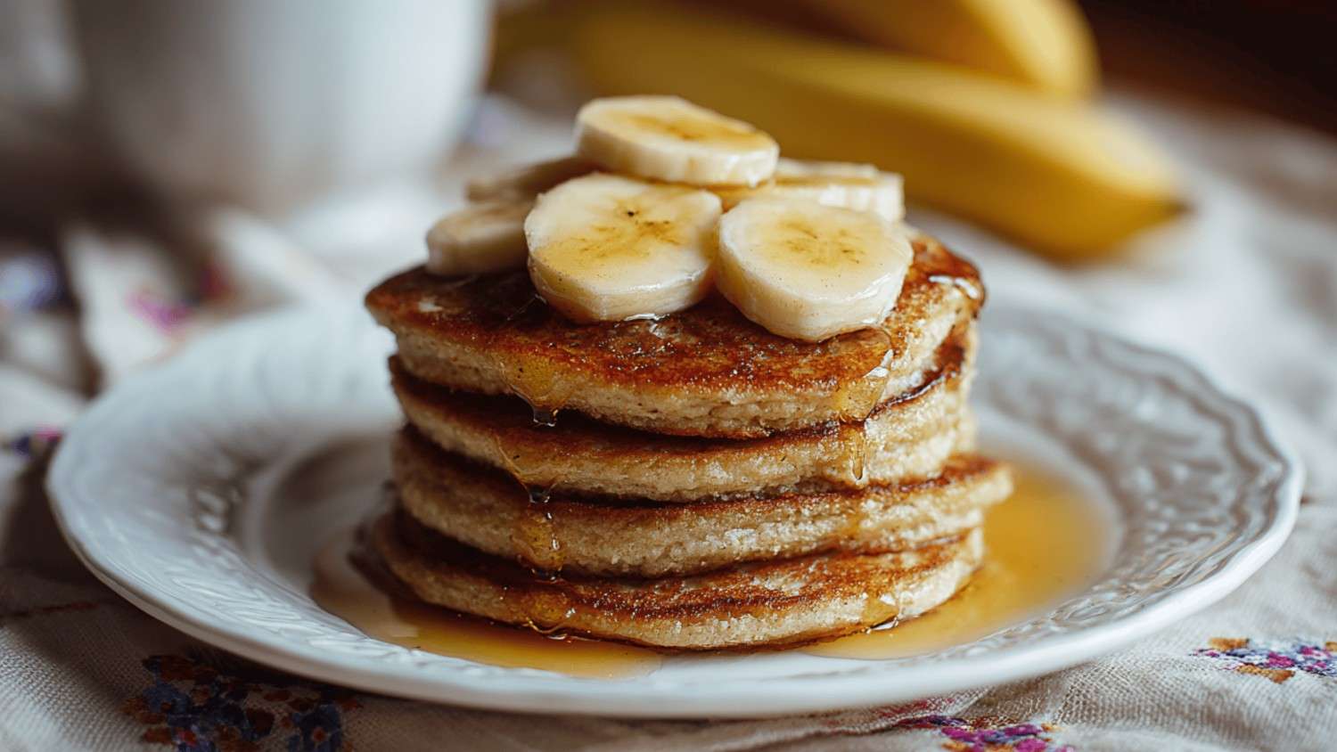 Almond Flour Banana Pancakes
