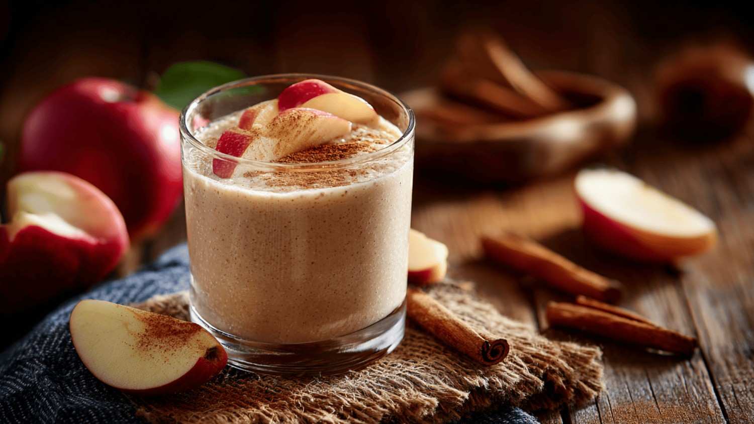 Apple Pie Smoothie with Almond Milk