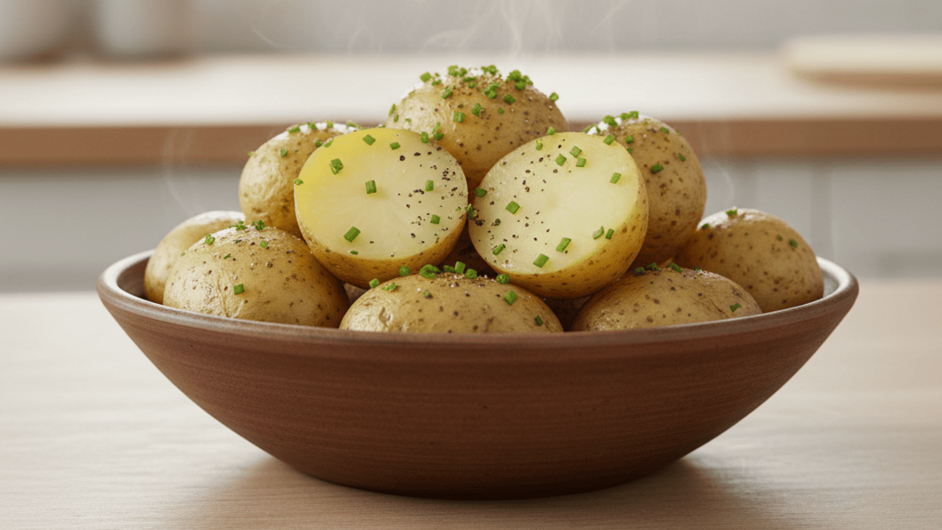 Boiled potatoes