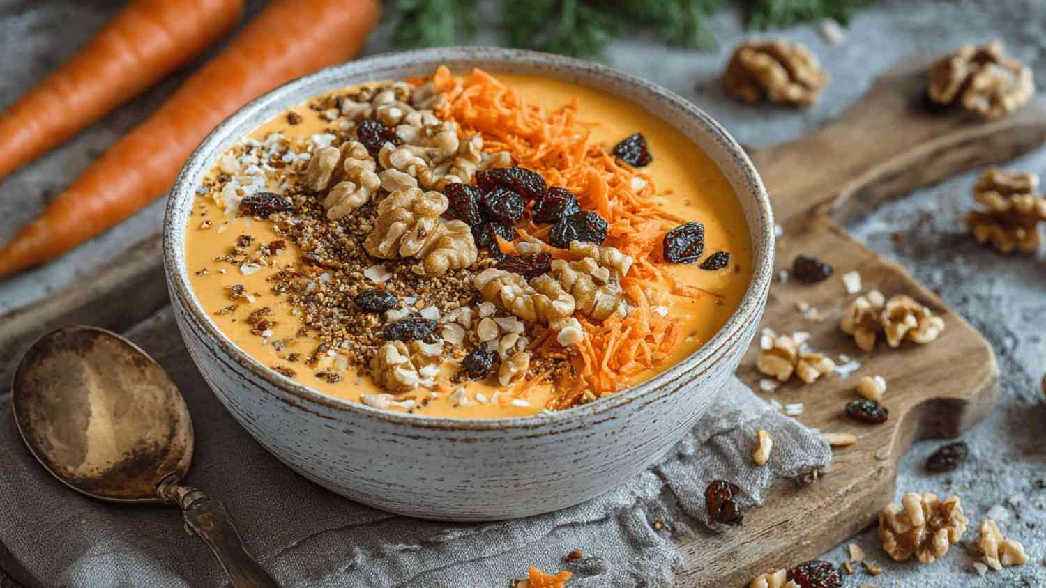 Carrot Cake Smoothie Bowl