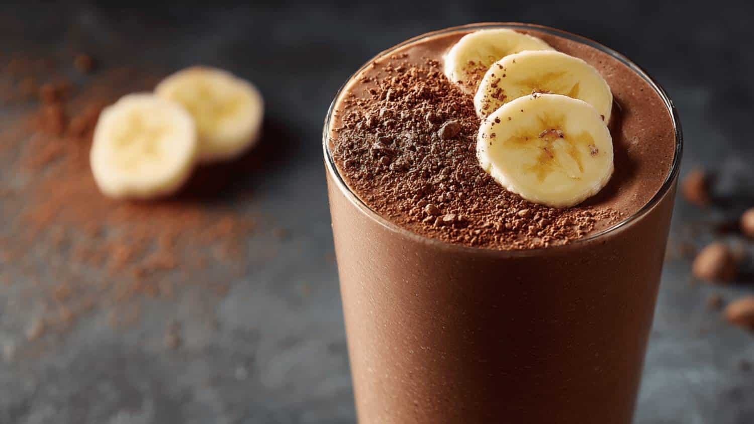 Chocolate Banana Protein Smoothie