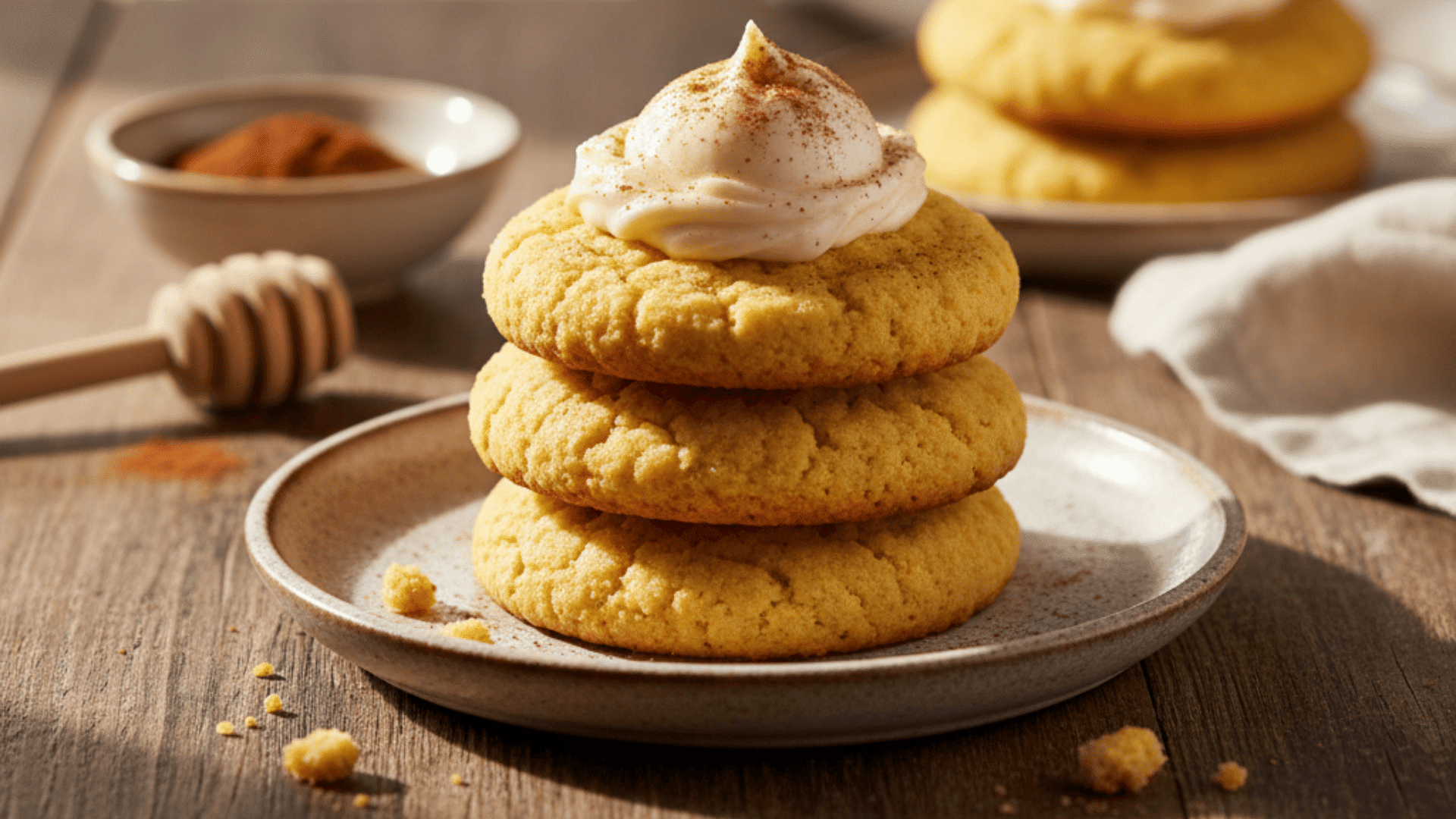 Cinnamon Honey Butter Cornbread cookie