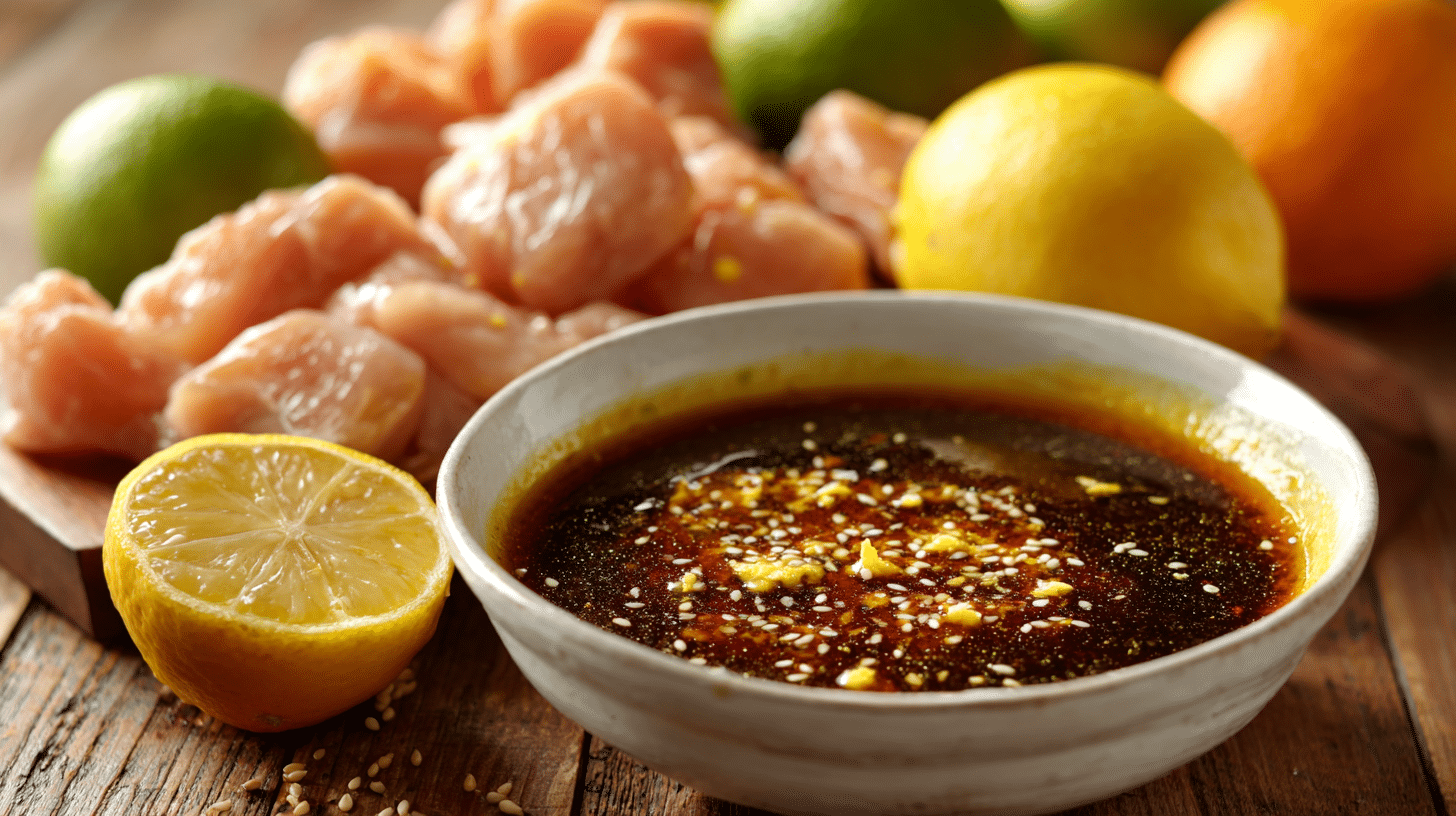 Citrus Korean BBQ Marinade With Chicken
