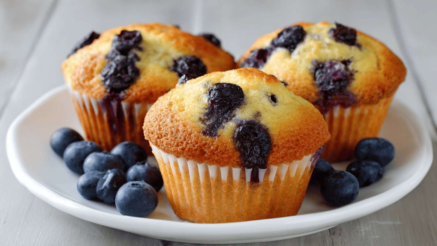 Coconut Flour Blueberry Muffins