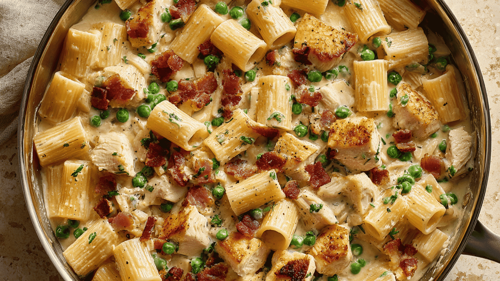 Creamy Chicken & Bacon Pasta