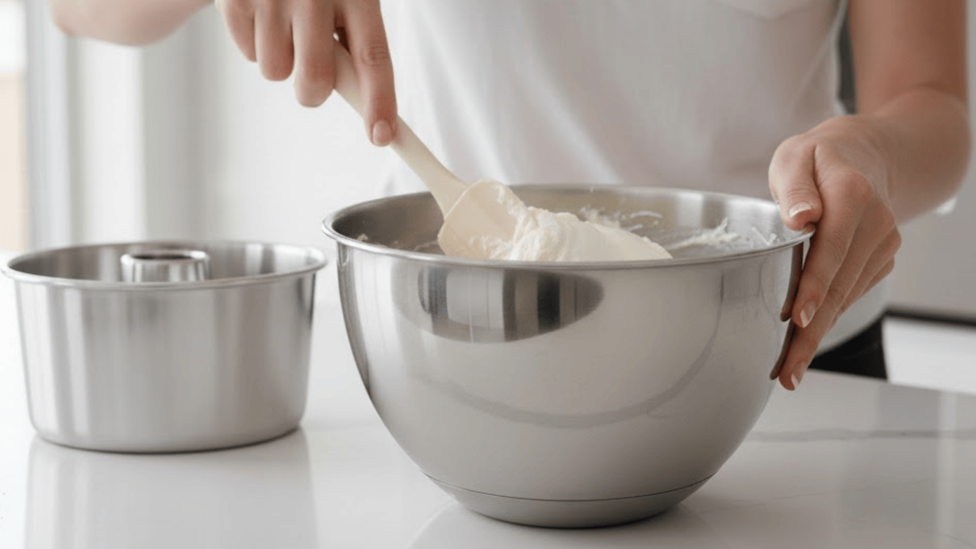 Fold in the Flour Mixture