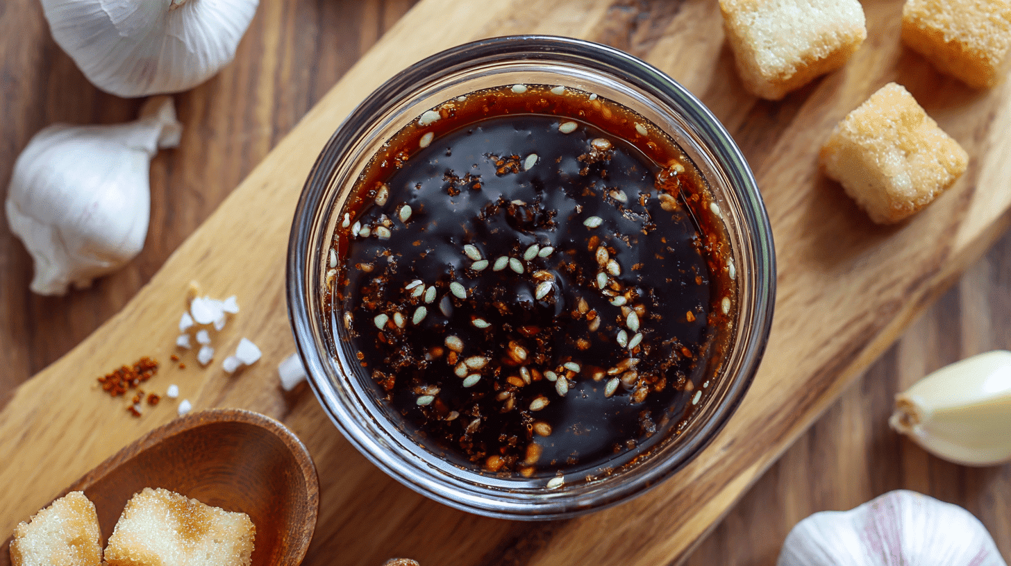 Garlic Sesame Korean BBQ Marinade With Tofu Or Chicken