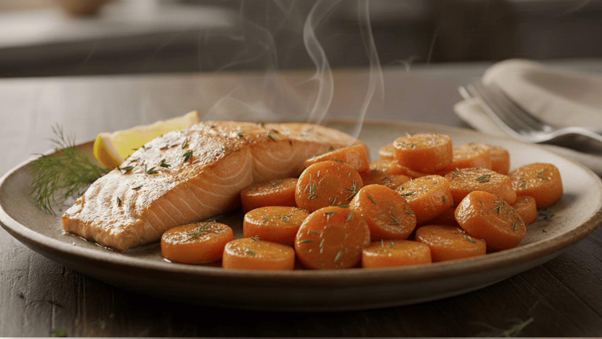 Honey roasted carrots