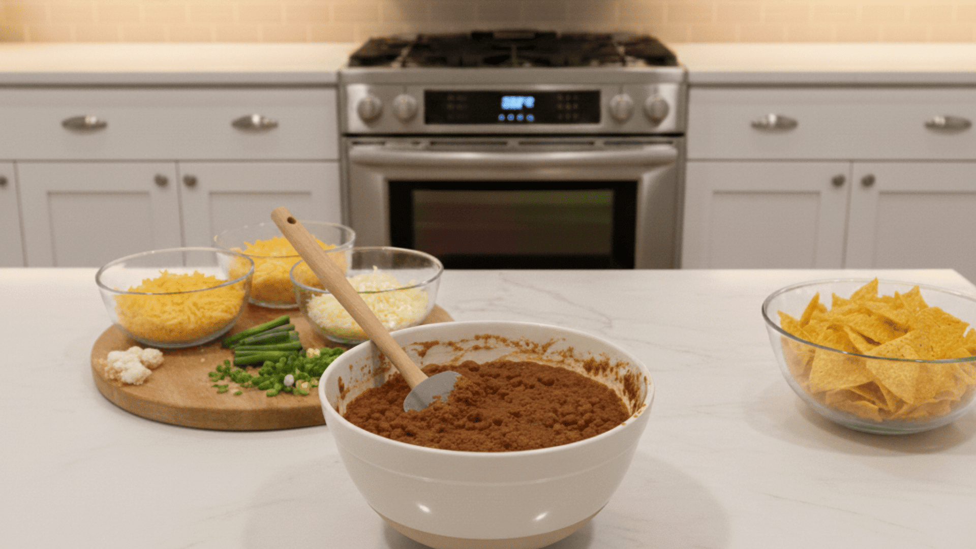 Mix the refined bean