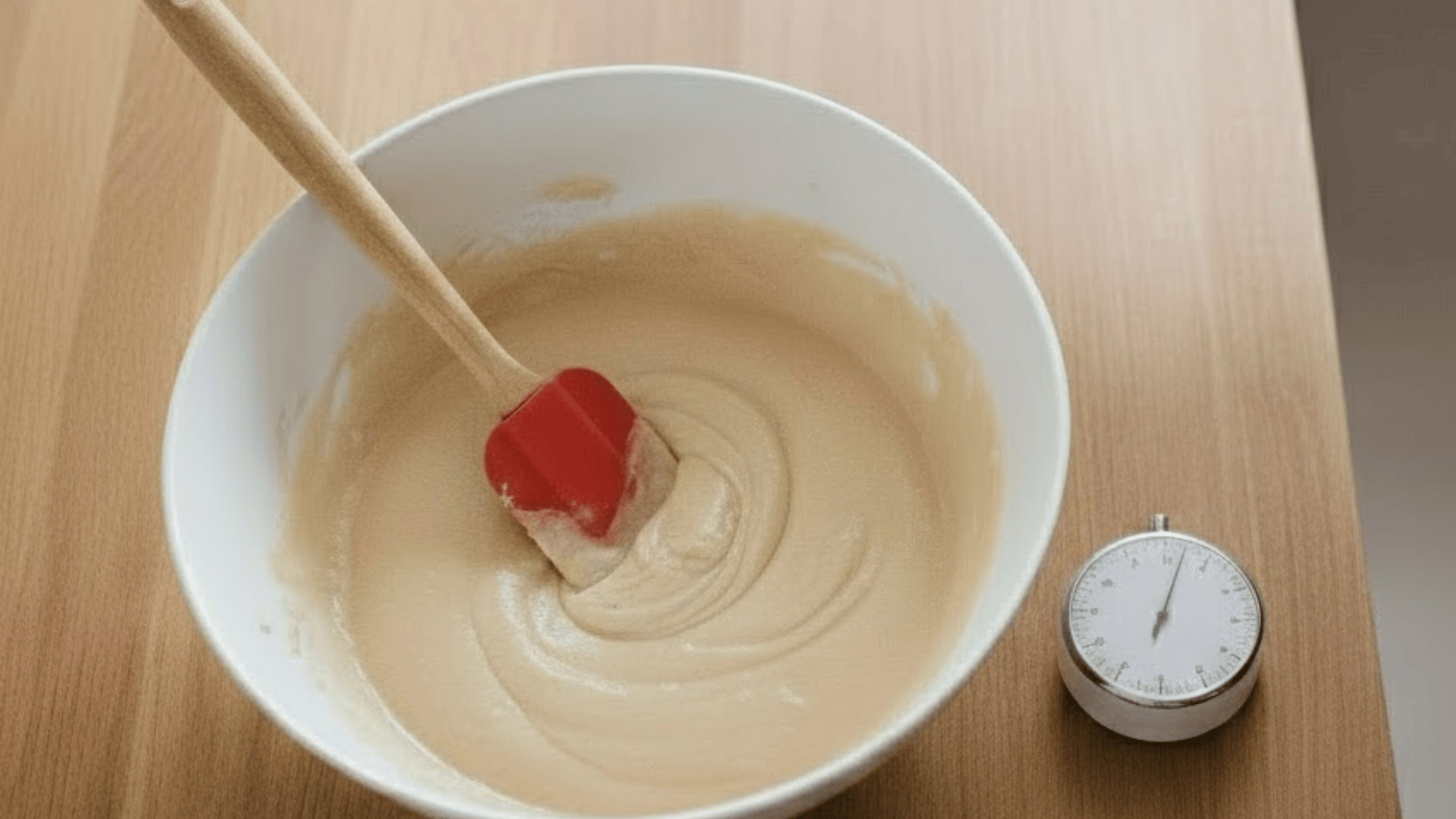 Rest the Batter (Optional but Helpful)