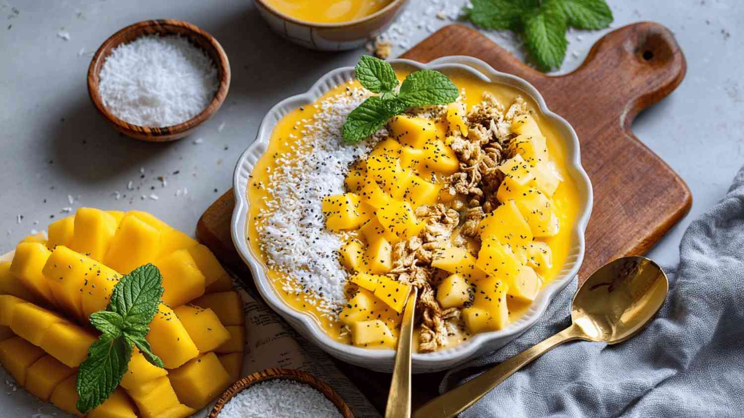 Tropical Mango Chia Bowl