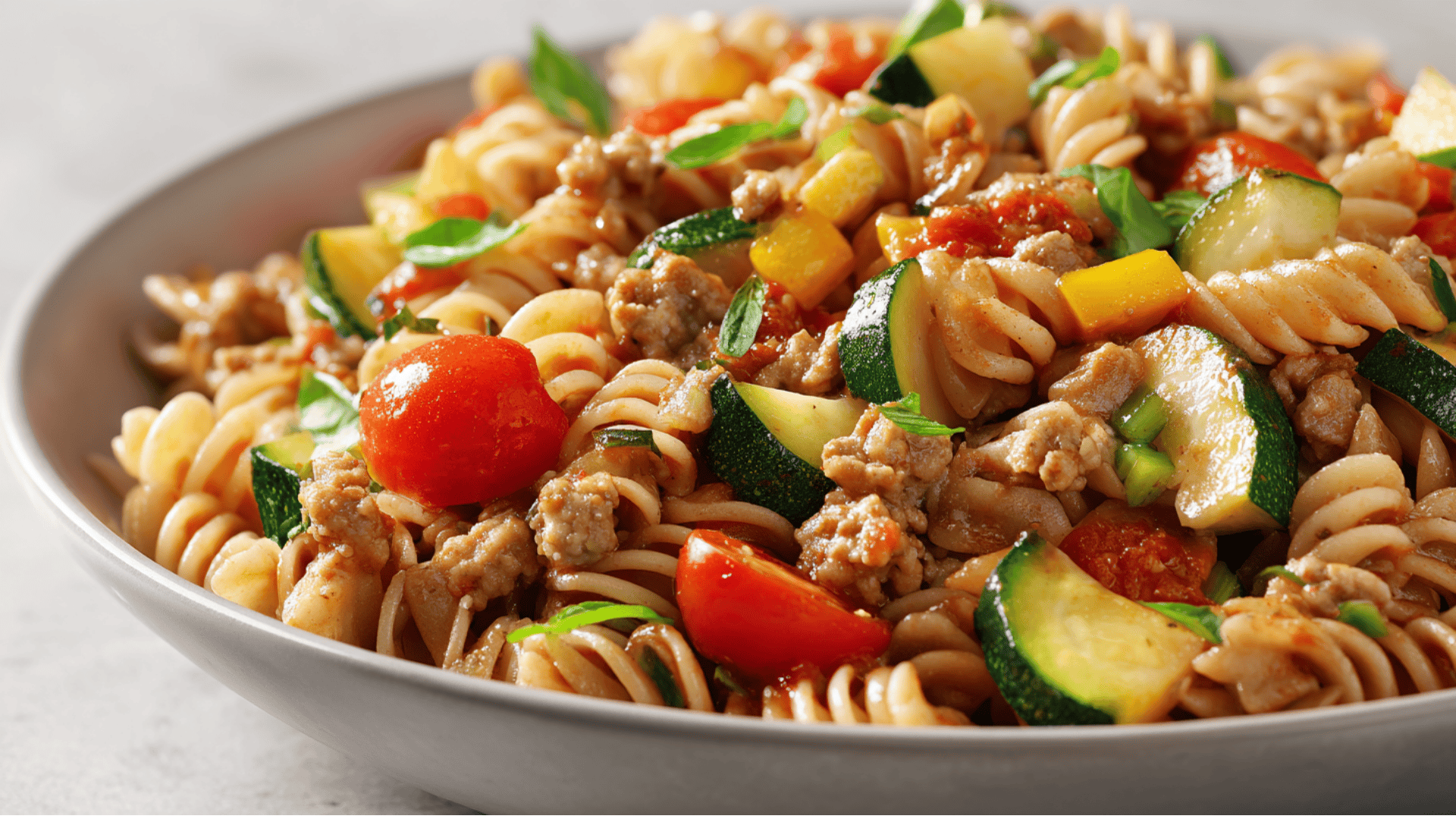 Turkey and Vegetable Pasta