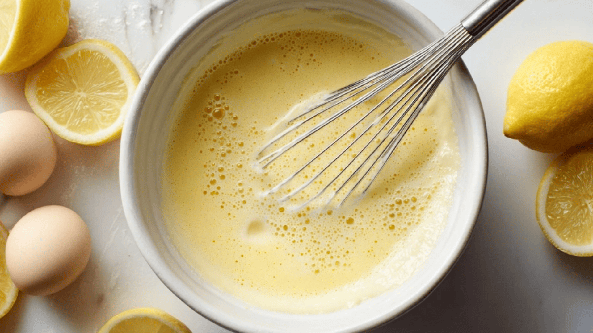 Whisk the Egg-Lemon Mixture