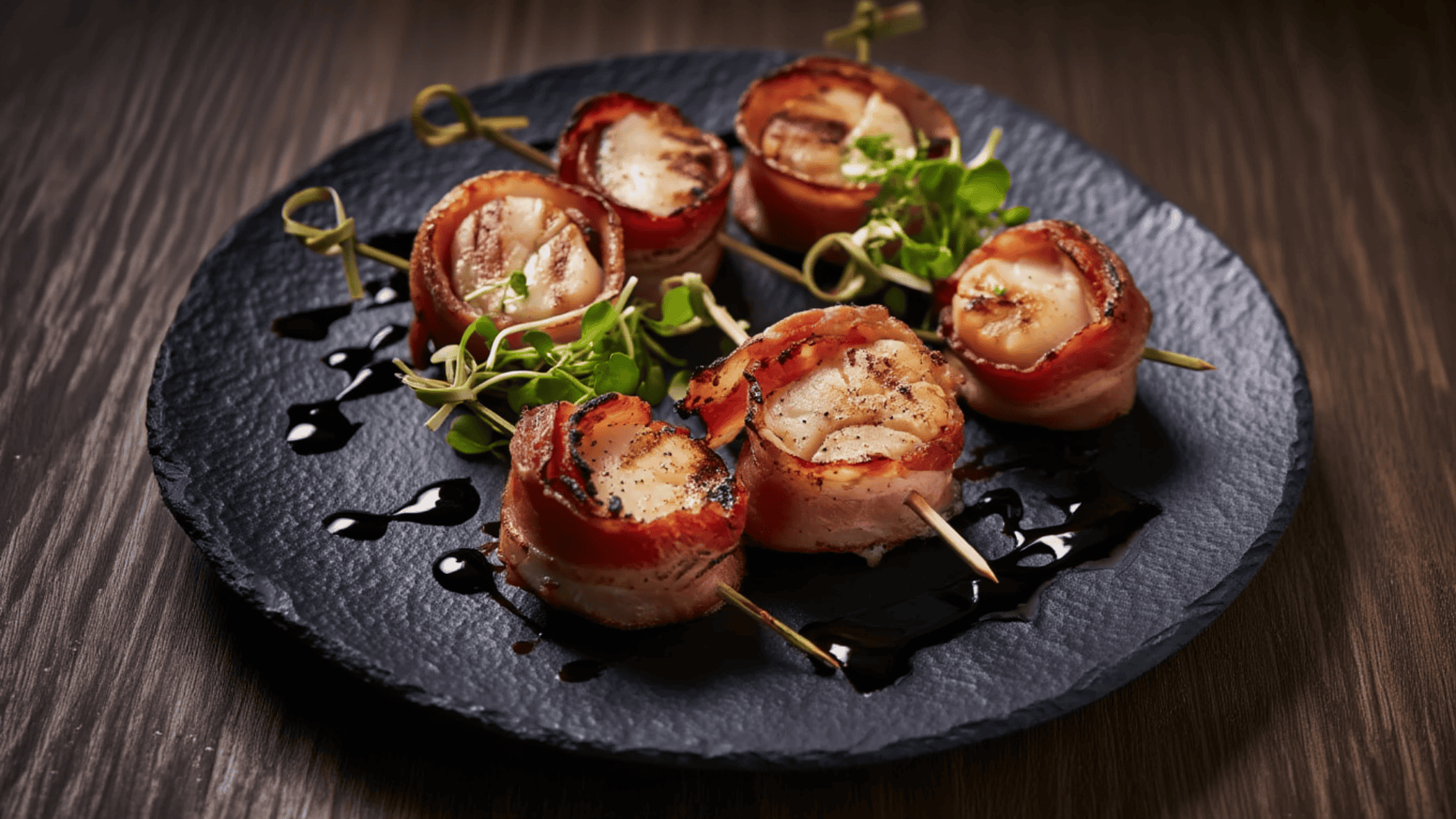 bacon wrapped scallops