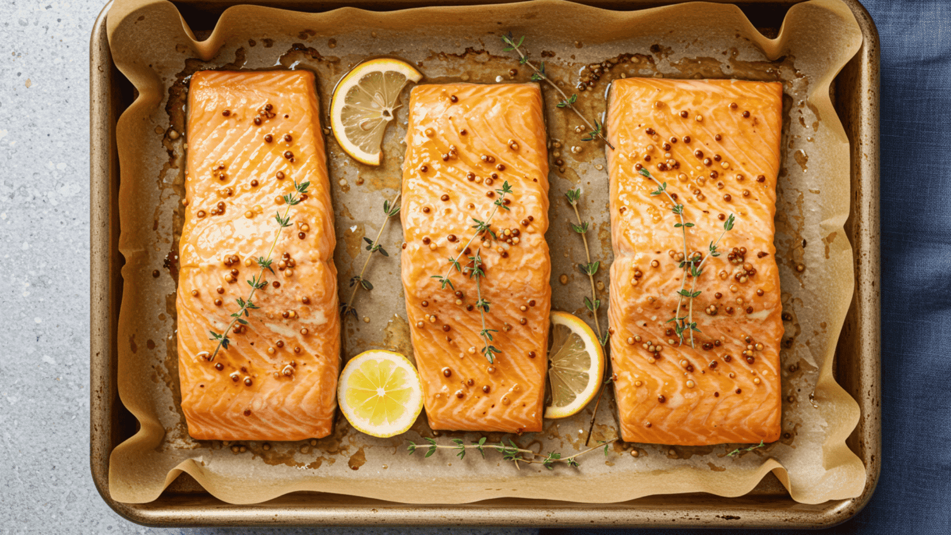baked honey mustard salmon