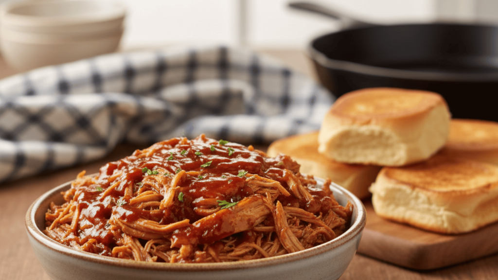 bbq pulled chicken slow cooker