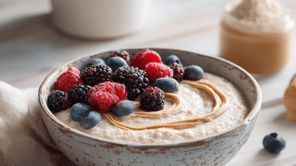 can you add protein powder to oatmeal